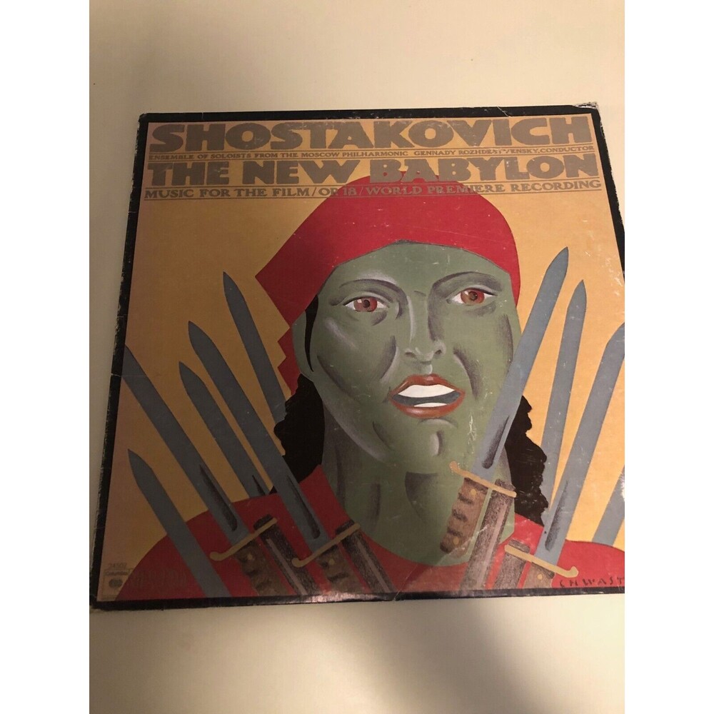 Moscow Philharmonic Shostakovich Music For The Film New Babylon LP Vinyl Record‎